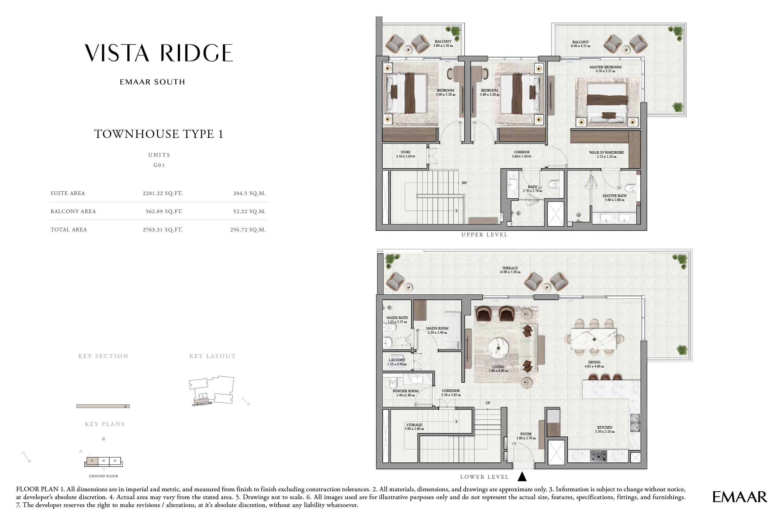 3 Bedroom Townhouses